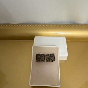 Upcycled Gucci Stud Earrings